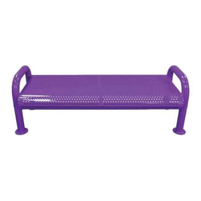 U-Leg Perforated Bench | Backless
